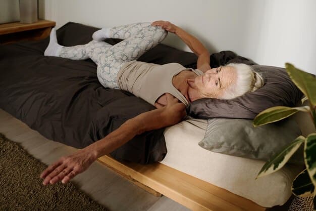 A person peacefully sleeping in bed, representing deep rest and recovery from physical activity.