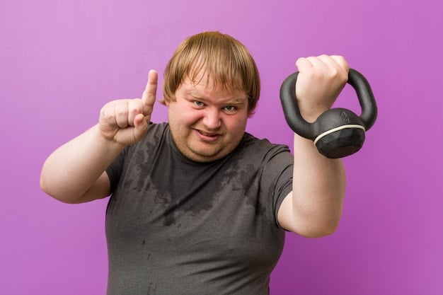 An athlete looking frustrated while trying to lift weights, indicating a struggle due to overtraining.