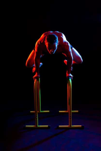 A determined weightlifter struggling to complete the final portion of a deadlift, with an overlaid translucent image of an isometric deadlift hold for emphasis on sticking points.