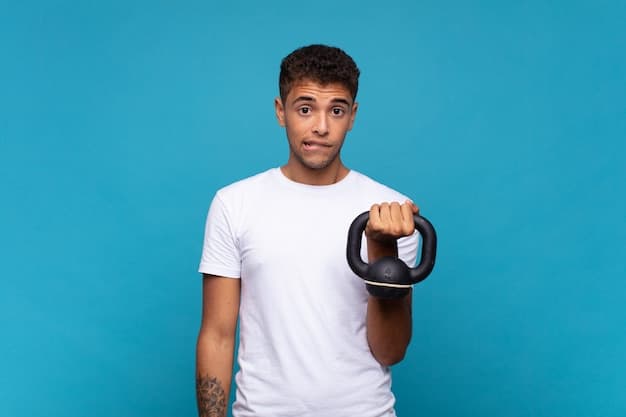 A person performing a plate pinch exercise with two weight plates, demonstrating focused forearm and thumb engagement.